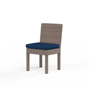 Coronado Armless Dining Chair w/ Sunbrella Fabric - Driftwood Finish | Sunset West - SW2101-1A