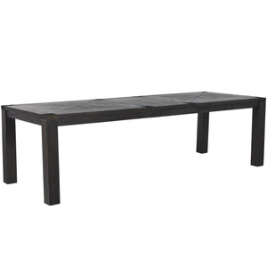 Beckett Mindi Veneer Rectangle Extendable Dining Table | Gabriella White - SCH-167225