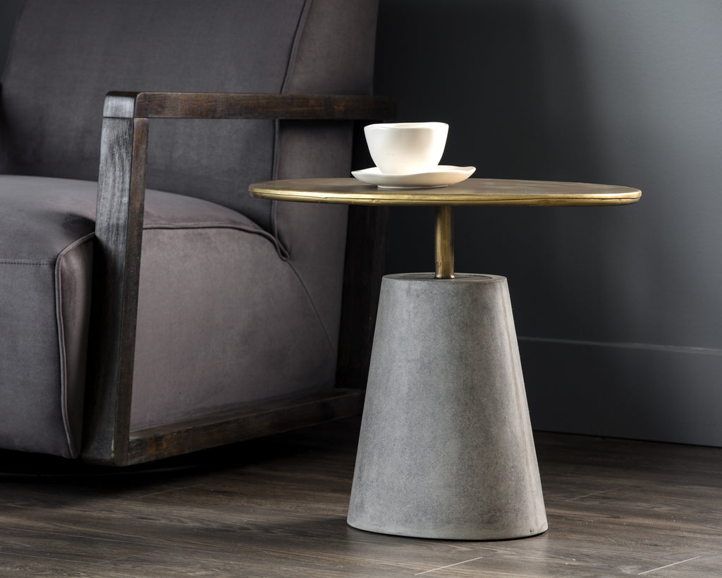 Kadin Side Table - Grey | Sunpan Furniture - 105763