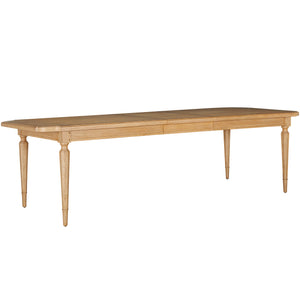 Mathis Oak Veneer Rectangle Extendable Dining Table | Gabriella White - SCH-175806