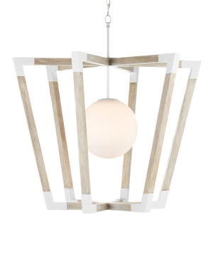 Currey & Co Bastian Sandstone Globe Pendant | 9000-0957