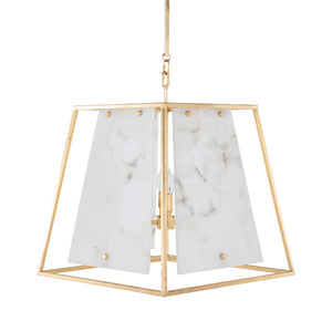 Stacey Metal Gilded Gold Chandelier | Gabriella White - SCH-170090