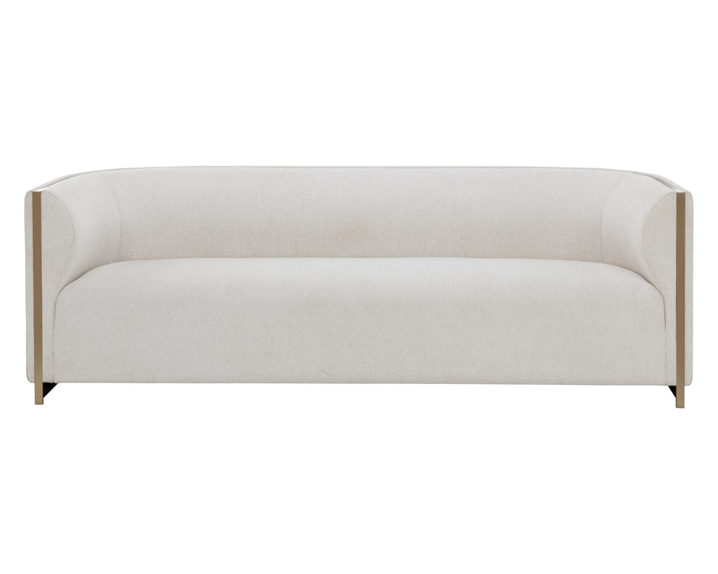 Larron Sofa - Rhea Light Barley | Sunpan Furniture - 110622