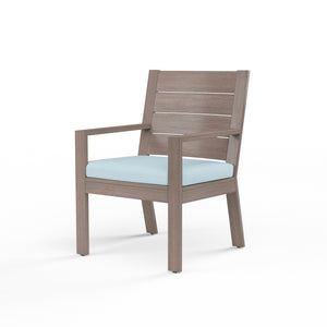 Laguna Dining Chair w/ Sunbrella Fabric - Driftwood Finish | Sunset West - SW3501-1