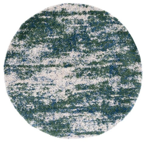 Safavieh Berber Shag 219 Rug, BER219 - GREEN / BEIGE