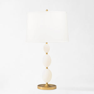 KAVALA Brass & Alabaster Lamp | Decorative Crafts - 8095
