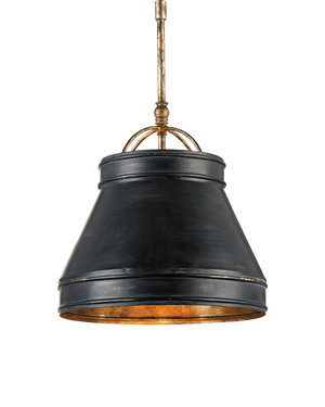 Currey & Co Lumley Black Pendant | 9868