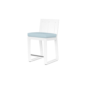 Newport Counter Stool w/ Sunbrella Fabric - Frost Finish | Sunset West - SW4801-7C