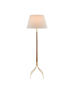 Currey & Co Circus Brass Floor Lamp | 8000-0087