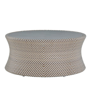 Bari N-Dura Resin Wicker Outdoor Round Coffee Table | Summer Classics - 1524