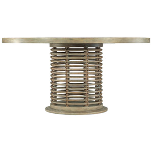 Surfrider 60in Rattan Round Dining Table | Hooker Furniture - 6015-75213-80