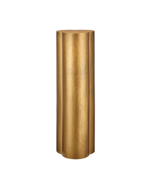 Trebol Brass Pedestal | Currey & Co - 4000-0271