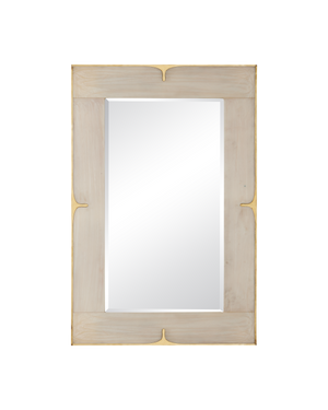 Orin Ivory Mirror | Currey & Co - 1000-0178