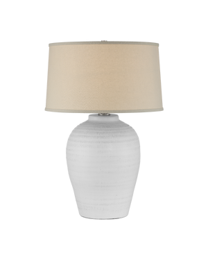 Dashwell White Table Lamp | Currey & Co - 6000-1030