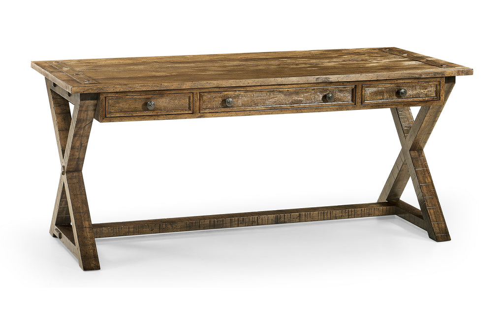 Casual Accents Medium Driftwood Desk | Jonathan Charles - 491058-DTM
