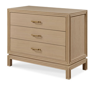 Lewis Large 3 Drawer Nightstand-Stocked | Century Furniture - C7A-225-V1
