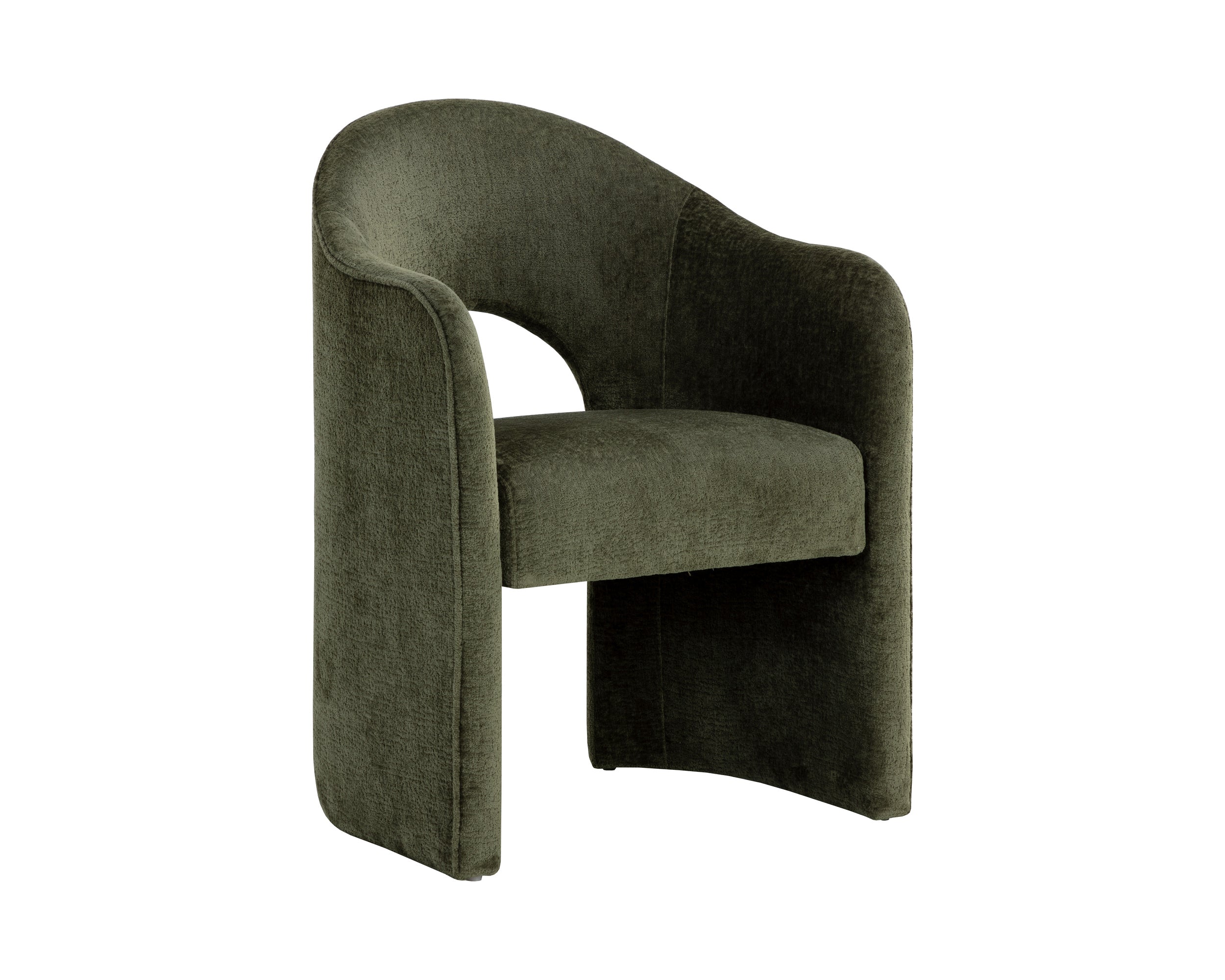 ANAYA DINING ARMCHAIR BERGEN OLIVE - Main Image