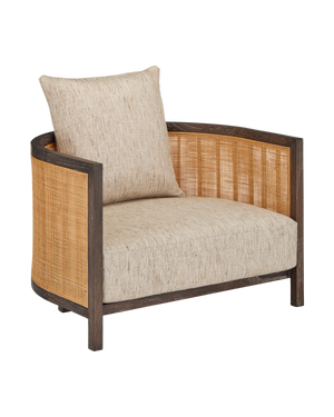 Celebes Chair, Calcutta Linen | Currey & Co - 7000-1122