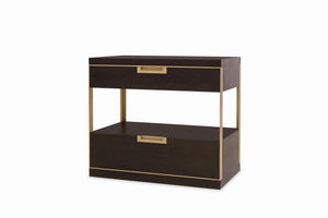 Cadence Two Drawer Nightstand | Century Furniture