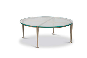 Round Glass Top Cocktail Table | Century Furniture - CAA-603