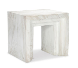 Aries End Table Marble | Maitland Smith - CJ8385-32-M