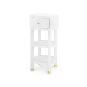 Claudette 1-Drawer Round Side Table | Villa & House  - CLU-115-5129-803