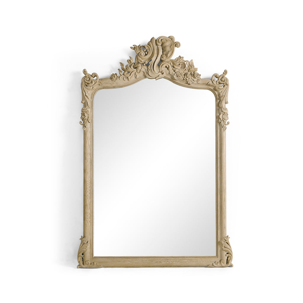 Timeless Eden Carved Wall Mirror | Jonathan Charles - 003-1-300-BLC