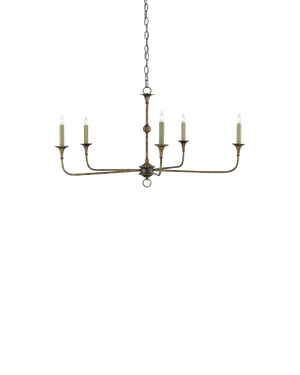 Currey & Co Nottaway Small Bronze Chandelier | 9000-0143