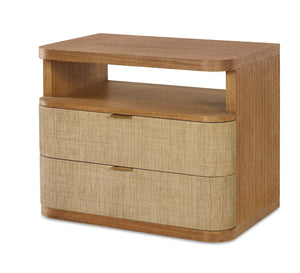 Cruz Two Drawer Large Nightstand | Century Furniture - CT6067
