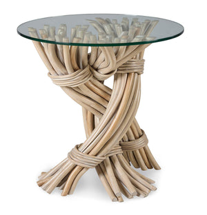 Braided Knot Side Table - Limewash | Century Furniture - CT6104-LW