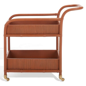 Barnette Rattan Pole Barcart | Safavieh Couture – CWK2006