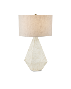 Currey & Co Elysium White Table Lamp | 6000-0866