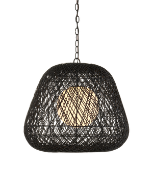 Osbert Black Pendant | Currey & Co - 9000-1243