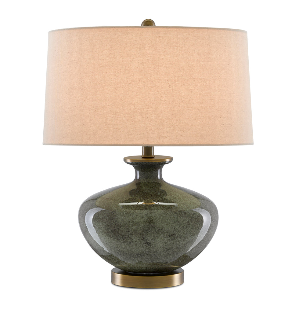 Currey & Company 21.25" Greenlea Gray Table Lamp