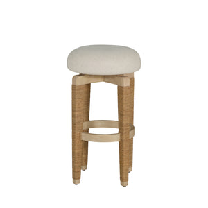 Maris Mahogany Swivel Bar Stool | Gabriella White - SCH-176008