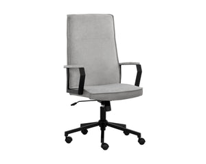 Swanson Office Chair - Polo Club Stone / Bravo Metal | Sunpan Furniture - 108448