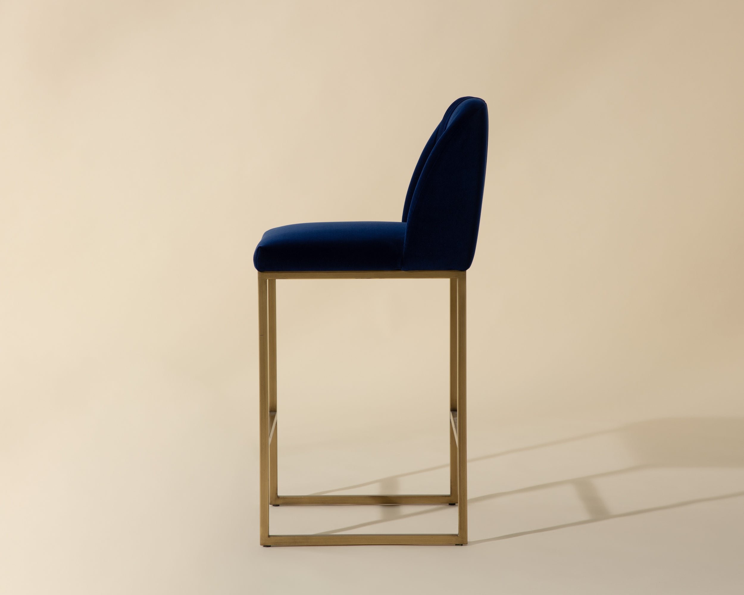NEVIN COUNTER STOOL SAPPHIRE BLUE - Main Image