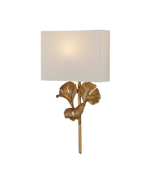 Currey & Co Gingko Gold Wall Sconce | 5178