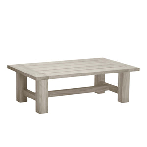 Croquet Teak Rectangle Outdoor Slatted Coffee Table | Summer Classics - 2841