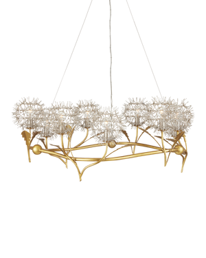 Currey & Co Dandelion Silver & Gold Chandelier | 9000-1080