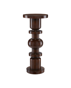 Currey & Co Sasha Walnut Drinks Table | 3000-0187