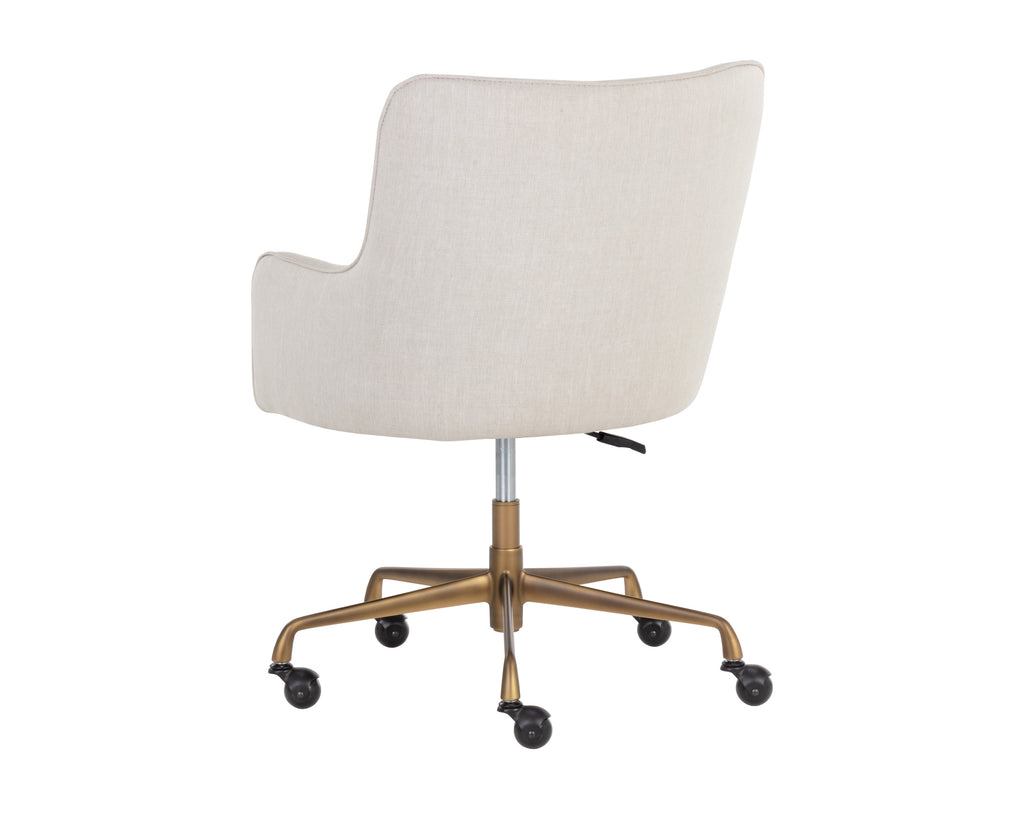 FRANKLIN OFFICE CHAIR BEIGE LINEN