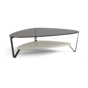 Dino Large Modern Glass Coffee Stone | BDI Furniture - 1363 ST