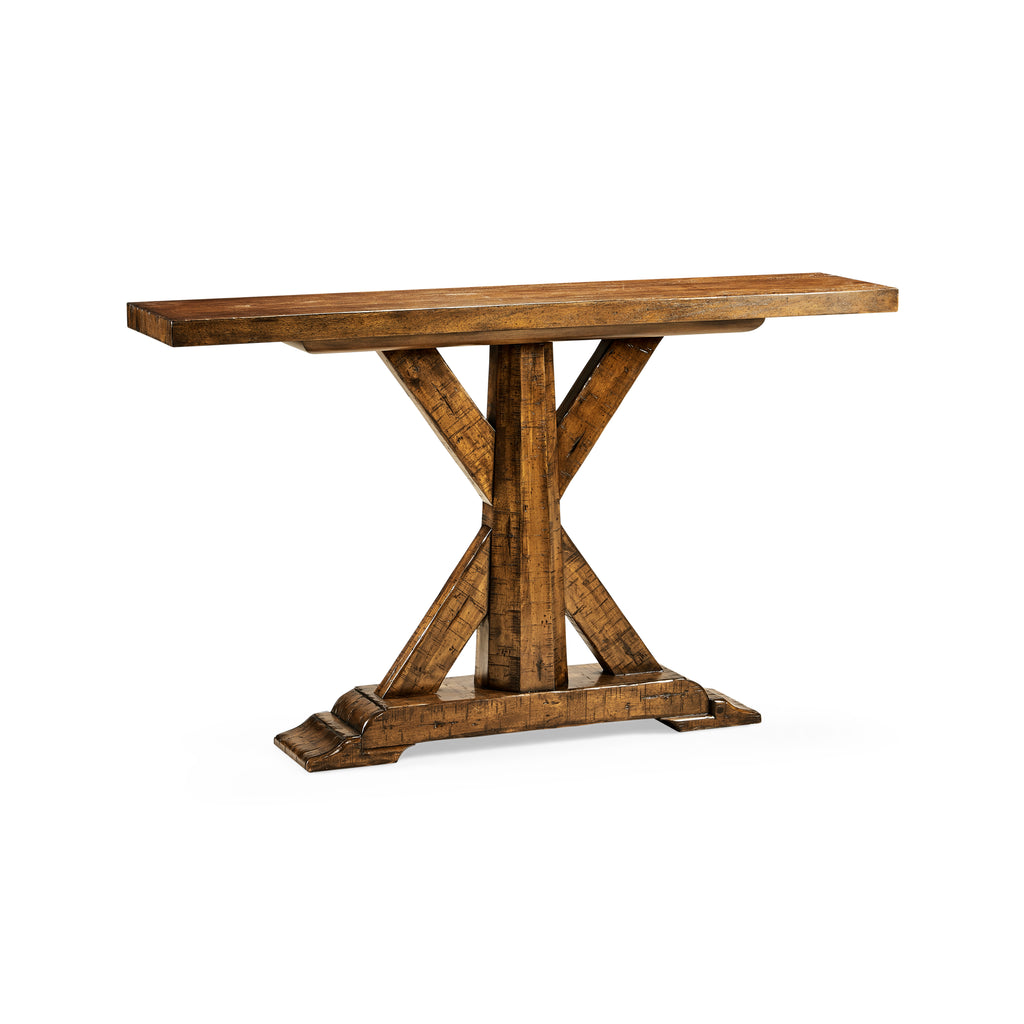 Casually Country Rectangular Console Table | Jonathan Charles - 491057-CFW