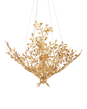 Currey & Co Huckleberry Gold Chandelier | 9000-0778