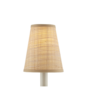 Currey & Co Natural Grasscloth Tapered Chandelier Shade | 0900-0027