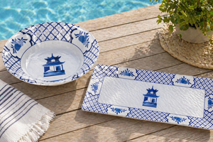Original Pagoda Melamine Serving Set