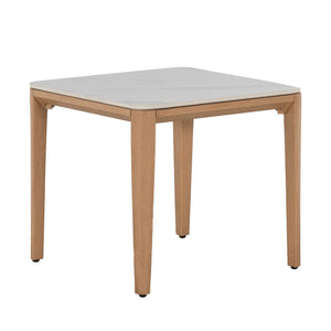 Palma Aluminum Square Outdoor End Table - Aluminum | Summer Classics - 1503143