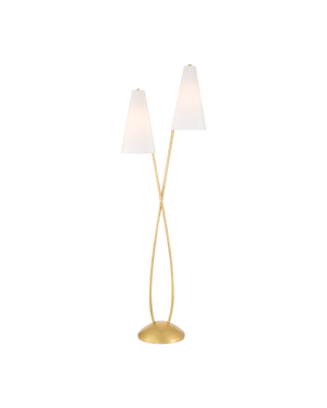Pas de Deux Floor Lamp | Currey & Co - 8000-0183
