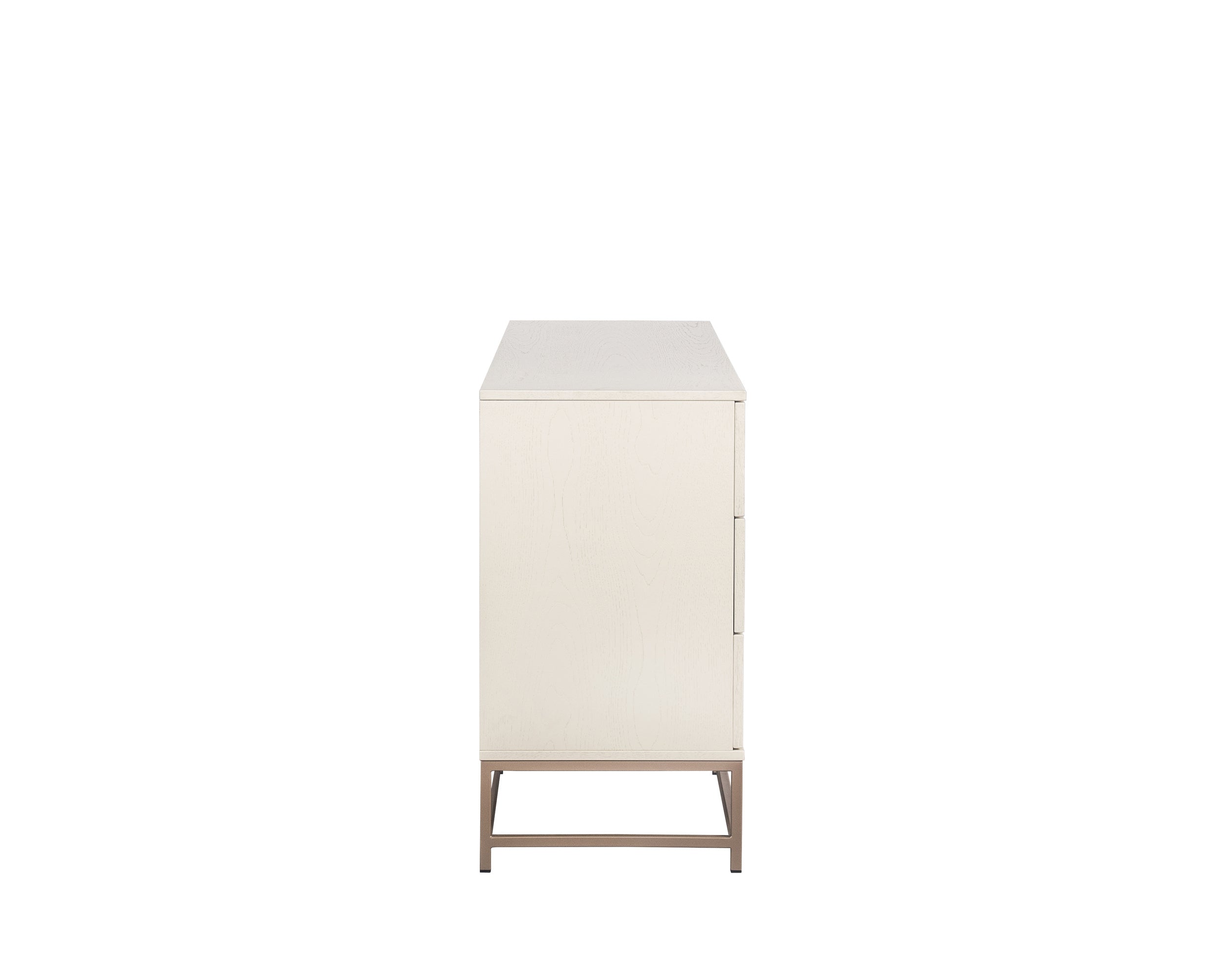 Sunpan Rebel Dresser, Small / Champagne Gold / Cream Sunpan Rebel Dresser, Small / Champagne Gold / Cream
